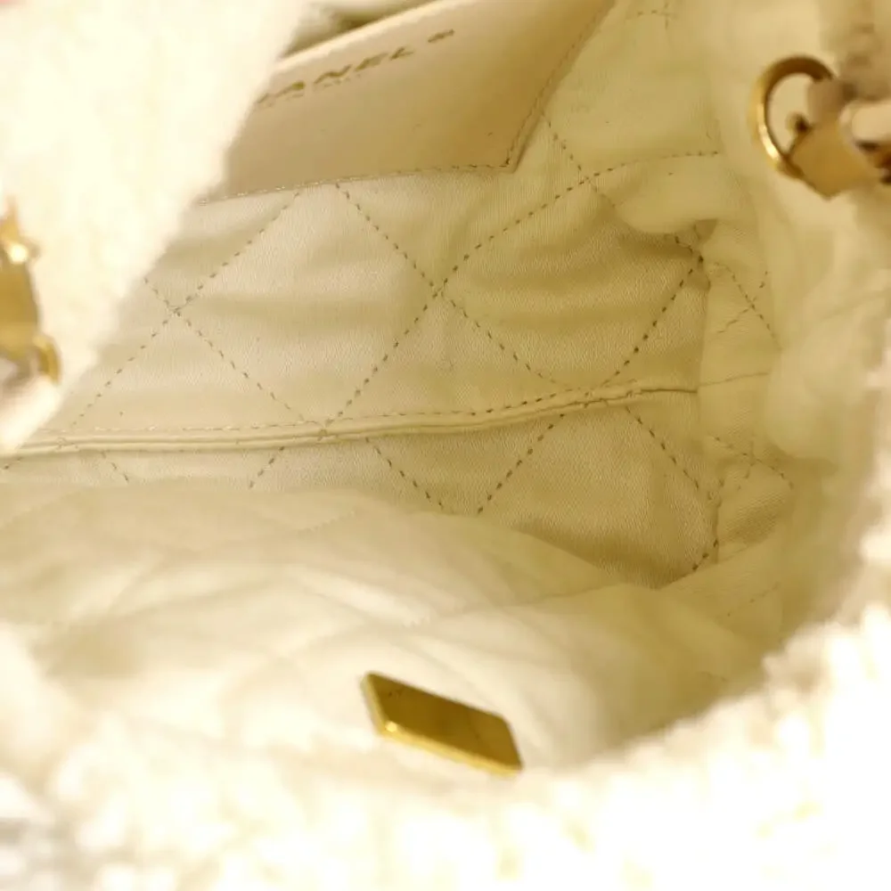 Chanel 22 Chain Hobo Shearling Mini #256621C49B - Picture 5 of 6